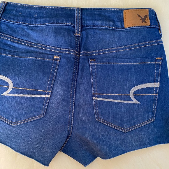 America Eagle Denim Shorts - Hi-Rise - Picture 4 of 4